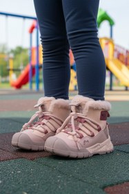 Resim A Spor Marcokids Pembe İçi Kürklü Kız Çocuk Düz Bot 