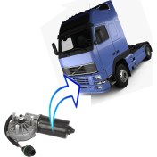 Resim Remark Volvo FH12 - Fm9 - FM12 Silecek Motoru 5 Fişli Soketli 24 Volt 