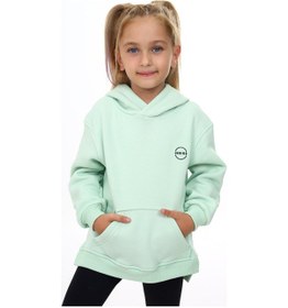 Resim Toontoy Kız Çocuk Nakışlı Sweatshirt Açık Mint Yeşili Mint 