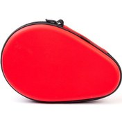 Resim Youtek Kuru Kabuk Korumalı Kalebik Desenli Ping-pong Raketi Çantası, Dayanıklı Eva Malzeme, Logo Baskısı Olan Spor Aletleri Saklama Çantası Kırmızı Kırmızı 