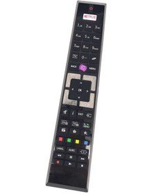 Resim Vestel Uyumlu Android 4K 55Ub8990 Netflix Tuşlu Tv Kumandası 