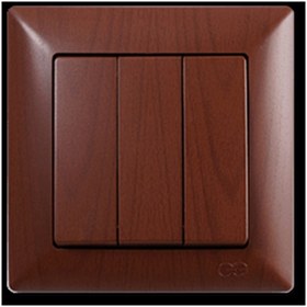 Resim Günsan Günsan Amazon Ceviz 3 Lü Anahtar Visage Seri 