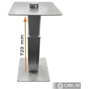 Resim Obus Akaravan Masa Ayağı Teleskobik Masa Ayağı 720mm Babarvy 