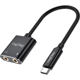 Resim Type-C Ses Kartı 3.5mm Kulaklık ve Mikrofon Girişli 