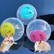 Resim KITEOAGE Küçük Evcil Hayvanlar İçin Top - Hamsterler, Fareler ve Gerbiller için, 14,5 cm Sağlam Açık Tavan & Merkezi Boru Tasarımı Ergonomik Tutuşlu, İç/Dış Mekan Güvenli Egzersiz Oyuncağı, Çark Alternatifi - Renk Çeşitliliği (Turkuaz Mavi, Pembe, Sarı, Siyah, Beyaz) - Kenevir Gibi Akıcı Hareket, Dayanıklı Ve Kolay Temizlenebilir Pet Spor Eşyası 