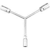 Resim Üç Çatal Soket Anahtar Aracı Y-altıgen Kol Basit Çok Fonksiyonlu Hareketli Uzama Çubuğu Donanım Aracı 13-16-18 Daha Uzun 