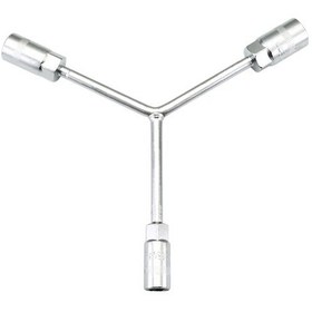 Resim Üç Çatal Soket Anahtar Aracı Y-altıgen Kol Basit Çok Fonksiyonlu Hareketli Uzama Çubuğu Donanım Aracı 13-16-18 Daha Uzun 