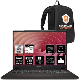 Resim MSI Commercial 14 H i7 13700H 40GB 2TB SSD 14\ WUXGA W11P Taşınabilir Bilgisayar & ÇANTA 