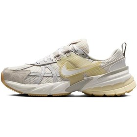 Resim Nike V2k Run Womens Walking Shoes Reflektörlü Kadın Yürüyüş Ayakkabısı Krem Krem 