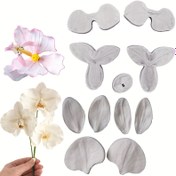 Resim Phalaenopsis Çiçek Yaprak Silikon Kalıp - BPA İçermez, Gıda Sınıfı, Fırın & Bulaşık Makinesi Güvenli - Çikolata, Fondan, Sabun Yapımı & El İşleri için Mükemmel 