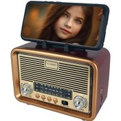 Resim NNS NS-6682BT FM USB Led Çerçeveli Bluetooth Hoparlörler 