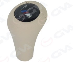 Resim Vites Topuzu Bmw M Power 5 Vites Işıklı E30 E34 E36 E39 E46 E60 E90 E92 Bej Deri 