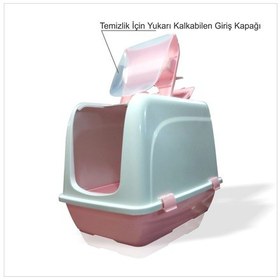 Resim M3 Decorium Kokusuz Kedi Kumu Tuvaleti 67 CM 
