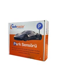 Resim Dijital Ekranlı Araç Park Sensörü Ses İkazlı 4 Sensörlü Metalik Sarı 