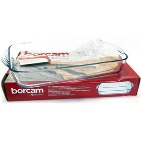 Resim Paşabahçe 59124 Borcam Kulplu Dikdörtgen Tepsi Çok Renkli 