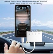 Resim Aitong Usb C Uyumlu Kart Okuyucu 4'lü Sd/tf Okuyucu Otg Şarj Özellikli İphone Android Kamera Beyaz Jzr-gy 