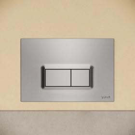 Resim VitrA Loop R 740-0685 Mat Krom Kumanda Paneli, Mekanik Kontrol Özelliği ile Yerli Üretim 