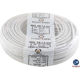 Resim Öznur Kablo 2 X 1.5 Bakır Nym Antigron Kablo 100 M 