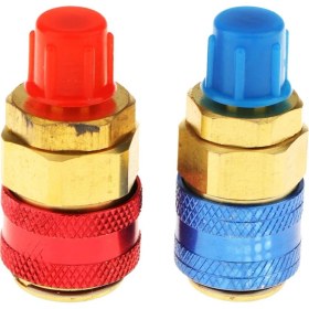 Resim Sharplace 1 Çift Otomotiv Klima R134A Hızlı Bağlayıcı Kuplörler (Yurt Dışından) 