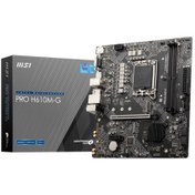 Resim MSI PRO H610M-G Intel H610 5600 MHz DDR5 Soket 1700 mATX Anakart 