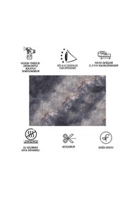 Resim Tink Kendinden Yapışkanlı Kırmızı Çizgi Desenli Pvc Panel 41x62 Cm 