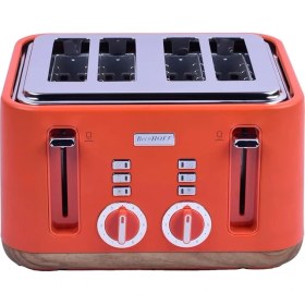 Resim Braventa Collection Berghoff Gem 4 Dilim Ekmek Kızartma Makinesi – 1630 W, Çift Kontrol Paneli, Paslanmaz Çelik | Turunc 