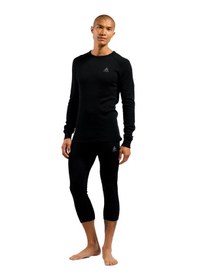 Resim Odlo Odlo Active Warm Bl Top Crew Neck L/s Erkek Siyah İçlik Üst 6000 Siyah 