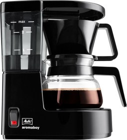 Resim Melitta 1015 Aromaboy filtre kahve makinesi, 2 fincan, cam sürahi, otomatik Kapanma, Siyah - siyah / tek kişilik 