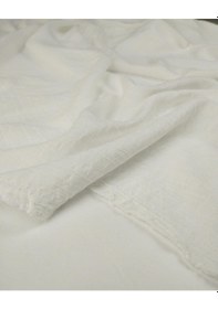 Resim Beyaz Renkte Bürümcüklü Dokuma Kumaş En 140 Cm X Boy 250 Cm -10037 10 