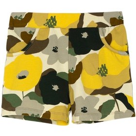 Resim Lovetti Açık Yeşil Kız Çocuk Retro Flowers Desen Şort 1242Y020 Açık Yeşil 
