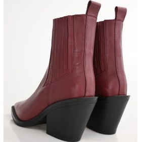 Resim Vişne Çürüğü Nakışlı Western Bot 123303 Vişne 