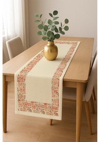Resim Şık Dokulu Leke Tutmaz Masa Örtüsü Msrt002 Renkli 