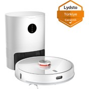 Resim S1 UV ve Ozon Sterilizasyonlu Beyaz Akıllı Robot Süpürge ve Paspas Lydsto