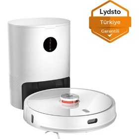 Resim S1 UV ve Ozon Sterilizasyonlu Beyaz Akıllı Robot Süpürge ve Paspas 