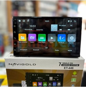 Resim aymustek NAVIGOLD ET-446 Tofaş Double Teyp Android 7 İnç 4x55 Watt 2+32GB Carplay 