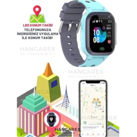 Resim Akıllı Çocuk Saatilı Akıllı Saat Çocuklar Için Sos Kamera Konum Takip 
