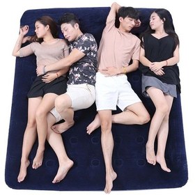 Resim Bestway Üç Kişilik Şişme Yatak 203x183x22 CM 67004 Lacivert 