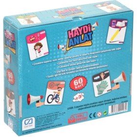 Resim MCM Group 5080 Ca Games, Haydi Anlat - Eğitici Oyun Kartları / +3 Yaş 