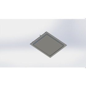 Resim Alçıpan Müdehale Kapağı Üstten Oturmalı 40 X 40 Cm 