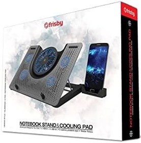 Resim Frisby FNC-5240ST 5xFan USB Alüminyum 17” Siyah Notebook Soğutucu 