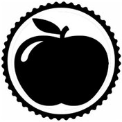 Resim Elma Tasarım Sticker 10 X 10 Cm 