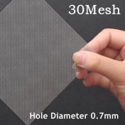 Resim Mingjin Shop 1 30MESH 0,7 mm Stili 50CM x 100CM Metainless Çelik Dokuma Hasır Filtrasyon Ekranı Örgü Tarama Filtre Sayfası Ekran Endüstriyel Düzeltme Araçları Net (Yurt Dışından) 