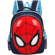 Resim Wangxi Marvel Spider-man Sırt Çantası Koyu Mavi Renk Dayanıklı Katlanabilir Şık Seyahat Günlük Kullanım Koyu Mavi Renk 