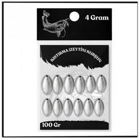 Resim 4 Gram - 100 Gr Paket Kıstırma Zeytin Kurşun - Olta Kurşunu - Sun.152 