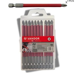 Resim Vandor Anti Slip Bit Kaydırmaz Bits S2 Yüksek Kalite Çelik Pz2 100 - 729927867434 