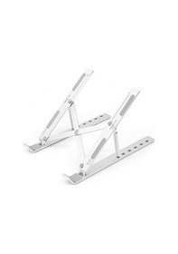 Resim Büro Ev Ofis Bilgisayarı İçin Ayarlanır Alüminyum Notebook Laptop Standı 