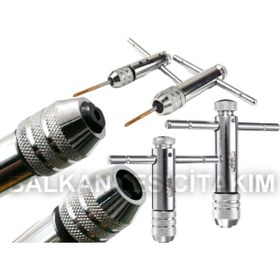 Resim Fett No 1 Cırcırlı Kılavuz Kolu Kısa Tip M3 - M8 Arası 