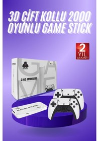 Resim Nrzsnt 3d 4k Hd 2.4g Game Stick 4k Ultra Hd Oyun Konsolu Çift Kollu 