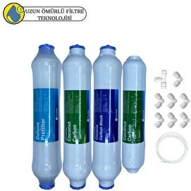 Resim Pemax Water Solutions Fluxtek Kapalı Kasa Su Arıtma Cihazlarına Uluslar arası Sertifikalı 4'lü Filtre 