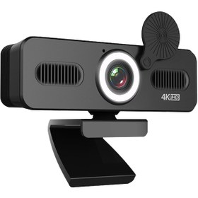 Resim Elebest 2K USB Bilgisayar Kamerası Dolgu Işıklı Webcam 